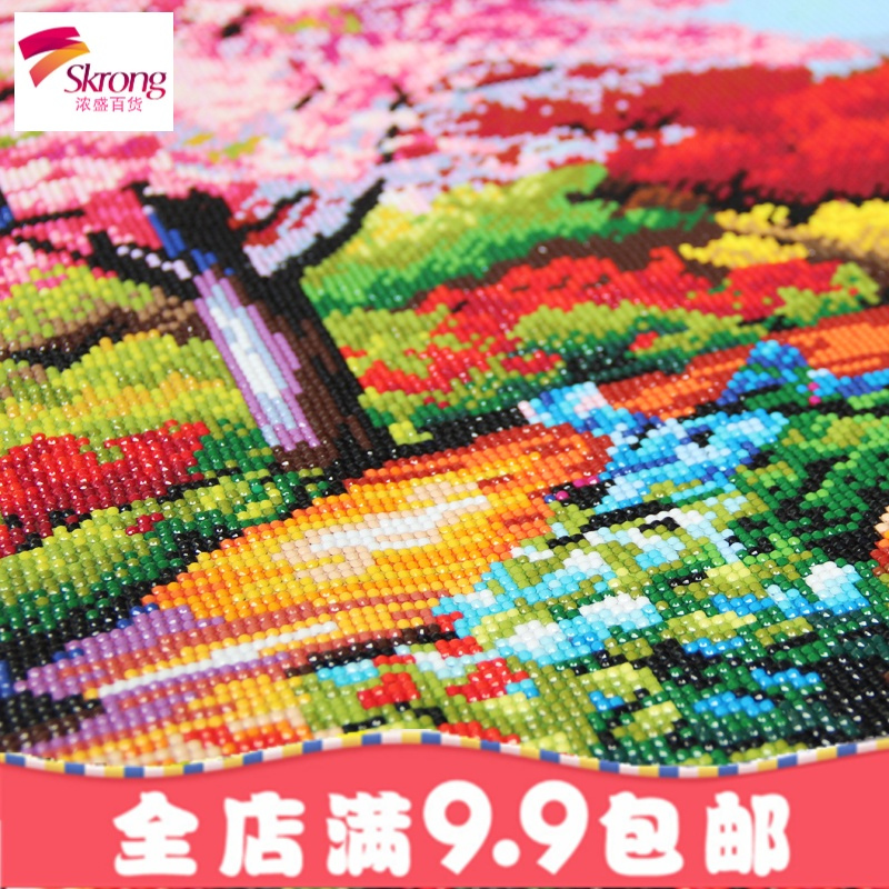 钻石画满钻2018新款欧式梦幻仙居风景客厅点砖秀贴钻线绣十字绣
