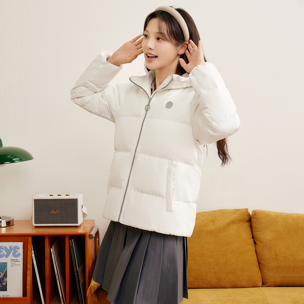 361°羽绒服冬季新款女款短羽绒服常规休闲运动外套女