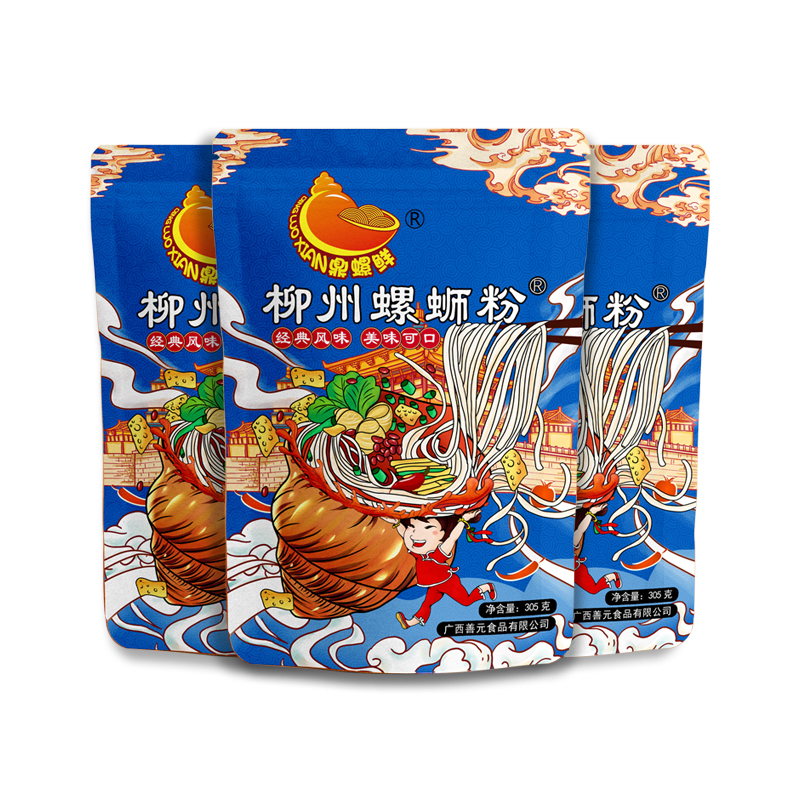 佳味螺 鼎螺鲜柳州正宗螺蛳粉305g*5方便食品整箱批发 拌面拌粉面条米线 粉丝 方便面方便[上海预计4.15发货]