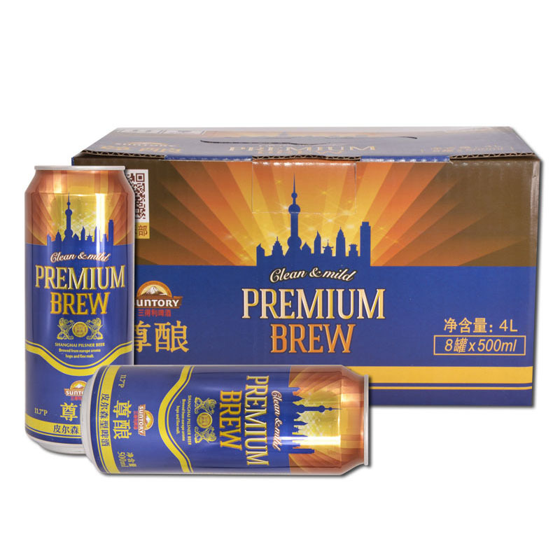 三得利啤酒(Suntory) 尊酿 500ml*8罐/箱
