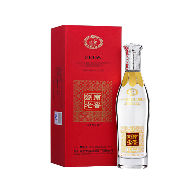 剑南春 剑南老窖2006 送礼佳品 52度 纯粮白酒500ml单瓶装 口感浓香型 粮食酿造