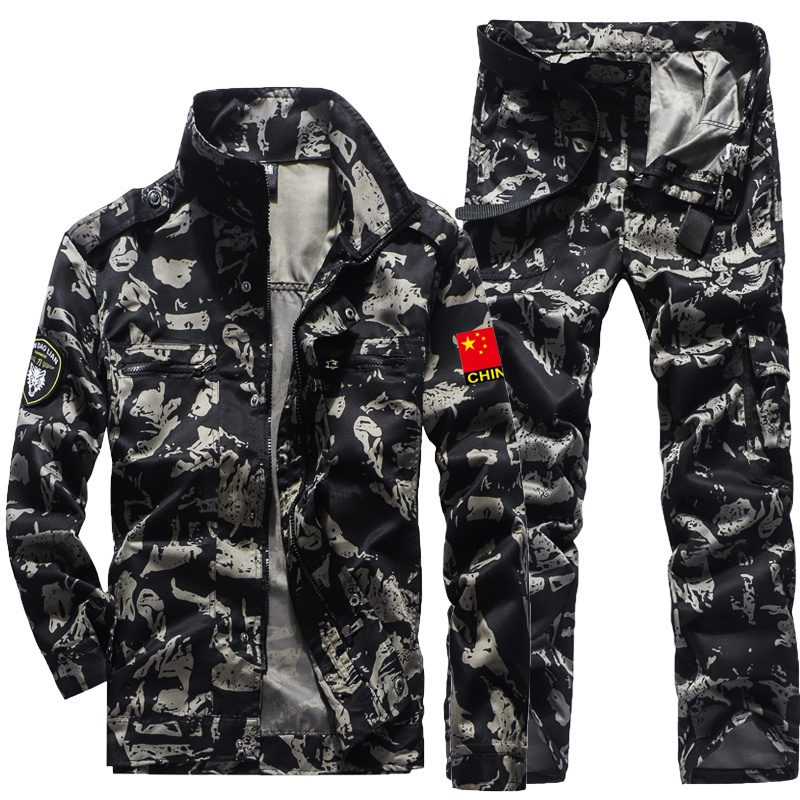 黑鹰套装无配件16090110斤迷彩服套装男女工作服作训耐磨夏季薄款大学