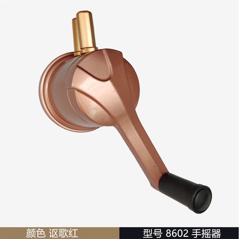 美帮汇8602 晾衣架配件钢丝绳太太手柄 好摇把750-760-620 型手摇器通用高清大图