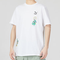 彪马(Puma)男2023夏季运动服健身训练潮流时尚舒适透气圆领半袖短袖T恤 621993-02