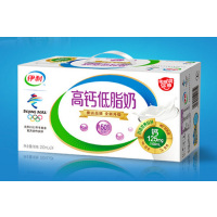 【5月产】伊利YILi 高钙低脂纯牛奶250ml*24盒每箱营养早餐好奶