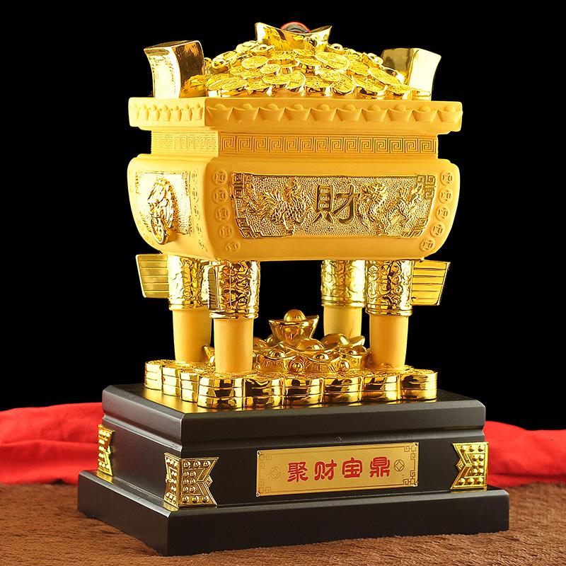 美帮汇宝鼎摆件大号家居工艺品 开业乔迁礼品 办公室装饰品摆设高清大图