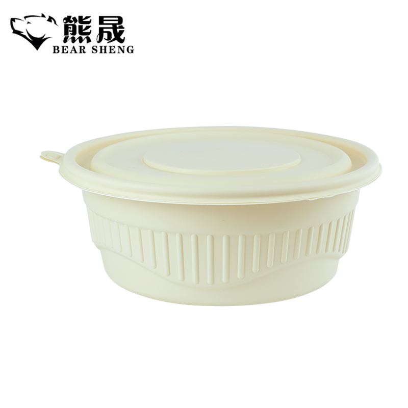 熊晟 降解一次性饭盒 1000ml 300个/箱高清大图