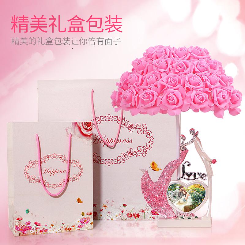美帮汇结婚定制创意实用婚庆摆件家居饰品送闺蜜朋友新婚纪念日礼品高清大图