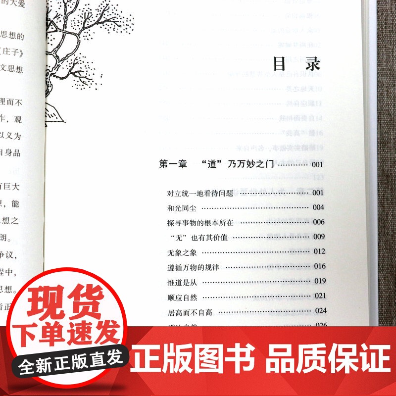 精装道与人生 国学经典老子庄子道家人生哲学道家的智慧生命哲学道德经思想书籍高清大图
