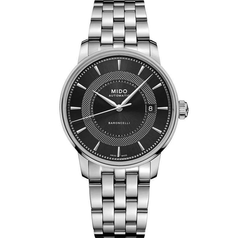 Mido男士39毫米自动机械不锈钢腕表防水手表高清大图