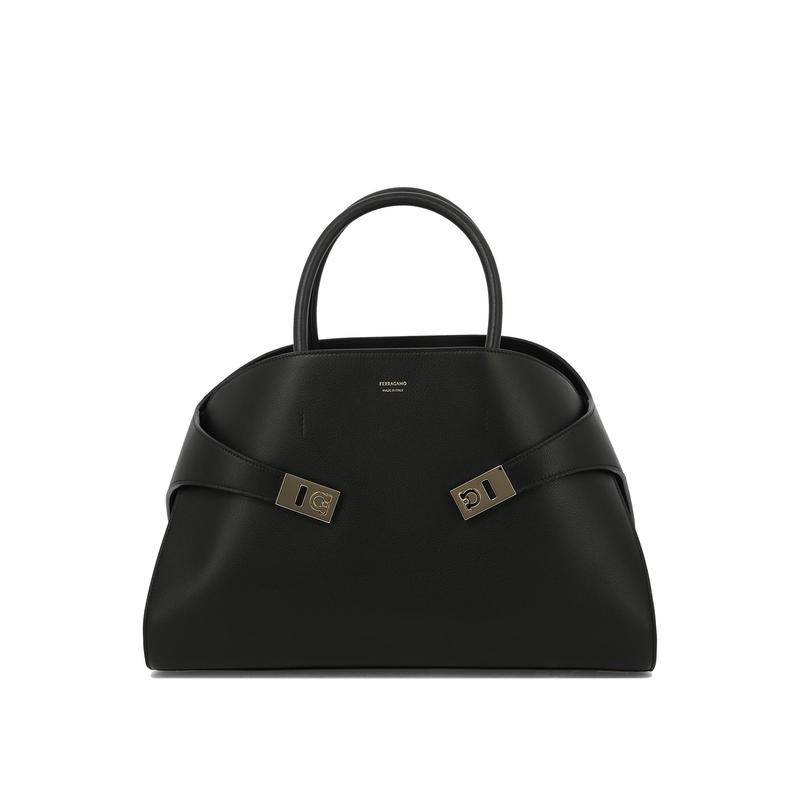 Ferragamo女式单肩包真皮休闲通勤手提大容量托特包