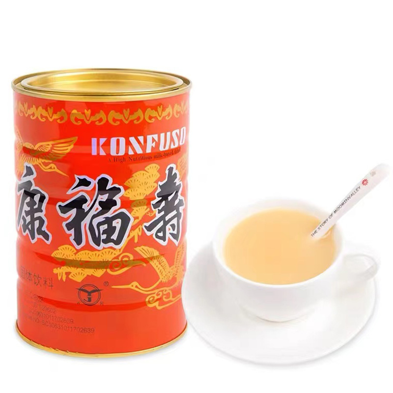云间康福寿罐装400g上海麦乳精80后怀旧回忆零食老式大颗粒干吃