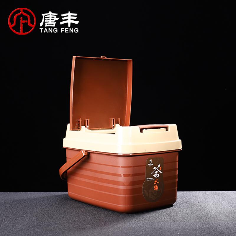 家柏饰(CORATED)茶具茶水桶茶盘排水桶茶桶茶渣桶废水桶茶叶桶家用茶道配件Z高清大图