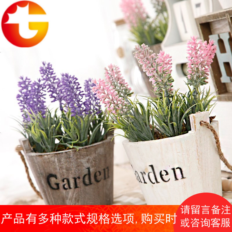 创意仿真花卉盆栽服装店铺橱窗客厅电视柜装饰品摆件办公室小摆设
