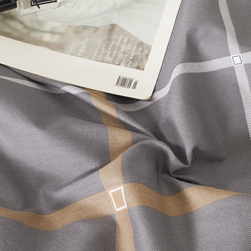 天琴床品四件套230*250cm柔软舒适布鲁斯纯棉佳品TQ-T160高清大图