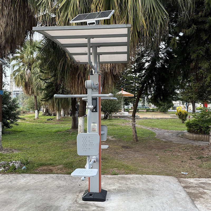 喜力健 双位太阳能坐拉训练器 X-TY04 个高清大图