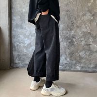 梵克公牛网红文艺青年牛仔裤牛仔裤男士潮牌常规港风裤子韩版潮流百搭休闲长裤 黑色