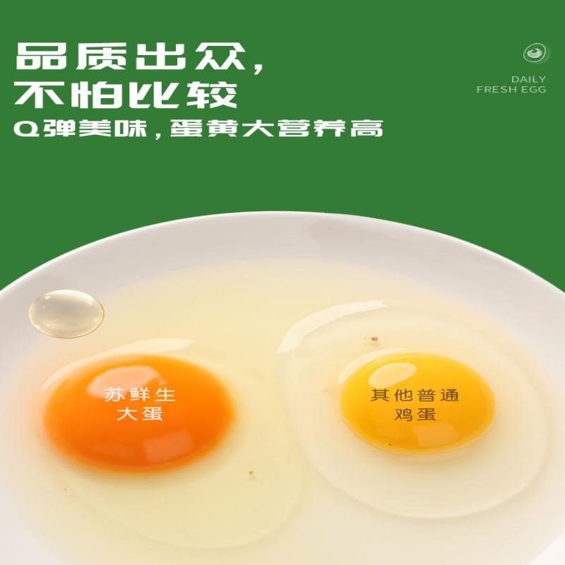 苏鲜生可生食鲜鸡蛋20枚礼盒高清大图