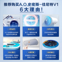 AO史密斯佳尼特 80升电热水器 金圭内胆8年免费包换 金圭加热棒 一键杀菌 CTE-80V1 储水式