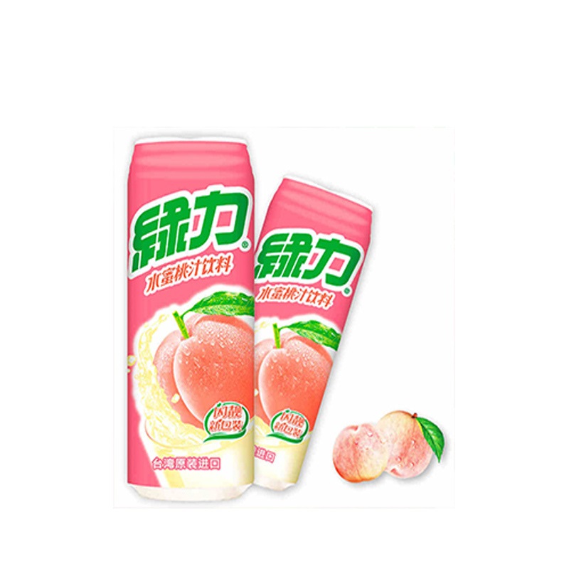 绿力水蜜桃汁490ml*1瓶 台湾进口果汁饮料