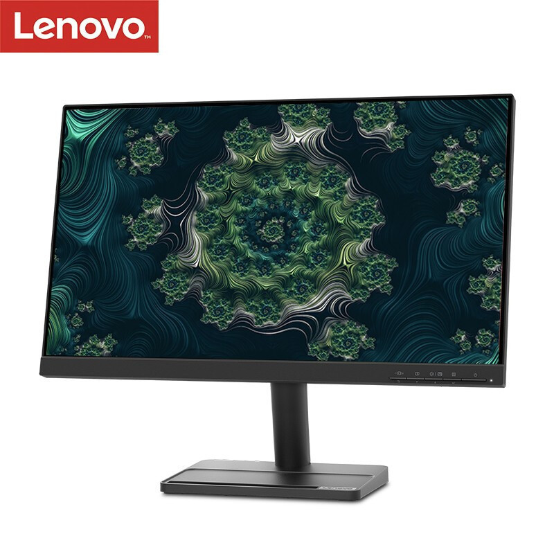 联想 ThinkPad 21.5英寸1080P全高清 微边框设计 广视角纤薄机身可壁挂家用办公电脑显示器 (VGA+HDMI接口)