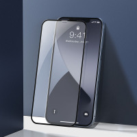 倍思 0.23mm不碎边全屏曲面钢化膜 For iP 5.4寸 2020款(两片装)苹果iPhone12mini