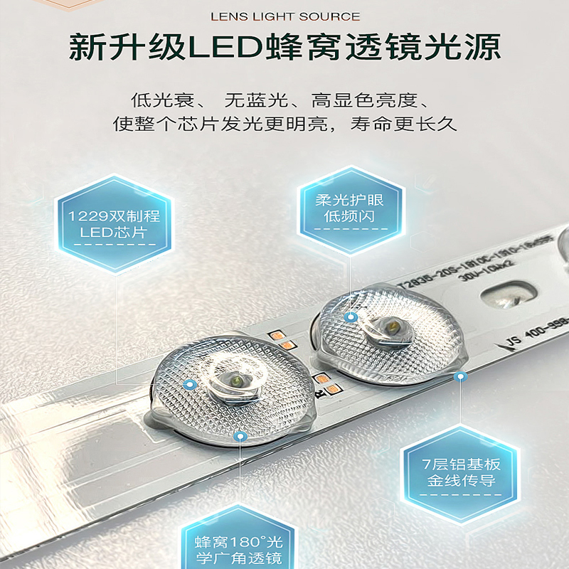 志高(CHIGO) 全屋灯具套餐组合led客厅吸顶灯智能现代简约大气卧室（天空之城）