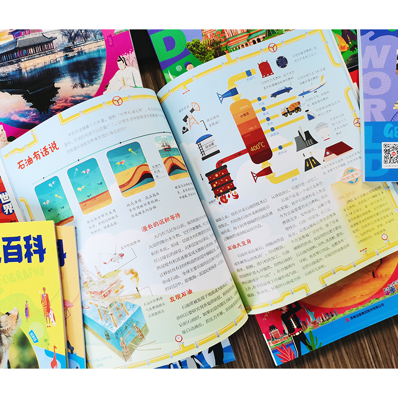 [联系客服80元]世界儿童地理百科 [正版] 世界儿童地理百科全书全套10册给孩子的世界百科全书10-15岁科普百科高清大图