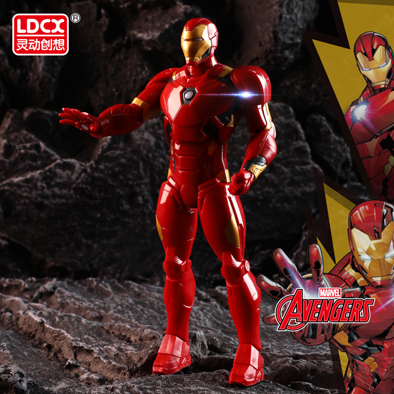 漫威复仇者联盟蜘蛛侠美国队长玩具手办摆件