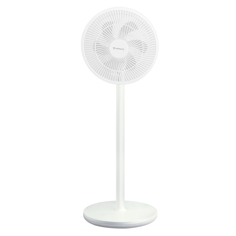 艾美特AIRMATEmini 电风扇家用风扇节能省电台式大风量可摇头遥控卧室客厅轻 落地扇 白色 LPF07!高清大图