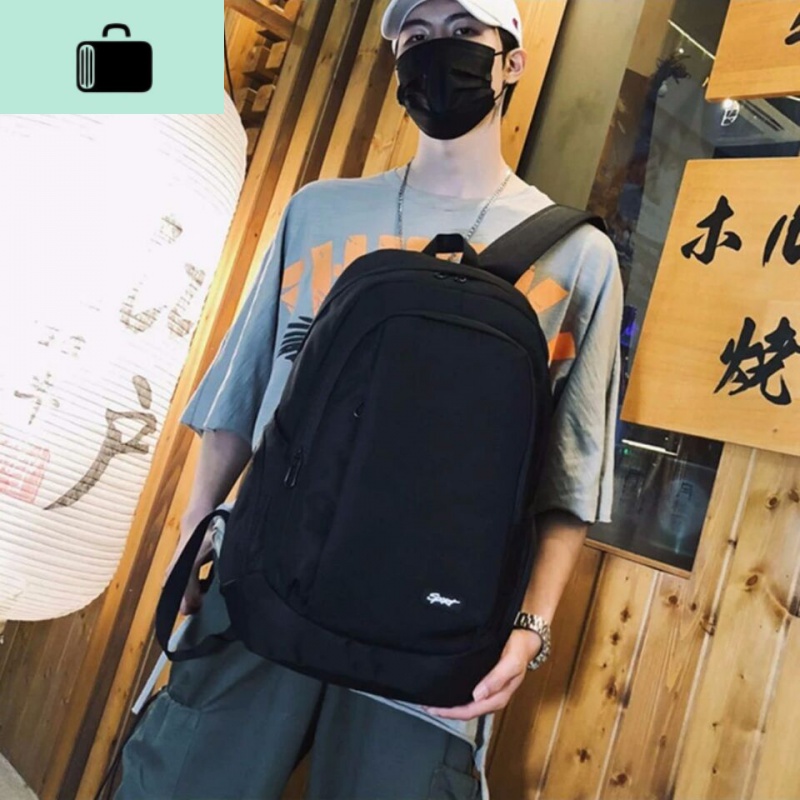 男士多功能双肩包大容量旅行包男女初中高中学生书包潮流时尚背包NEW LAKE 胭脂红颜色46.31.17CM高清大图