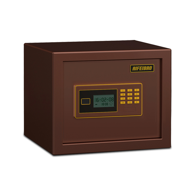 艾斐堡D-33XTD电子保管箱H330*W380*D300MM(单位:件)咖啡色