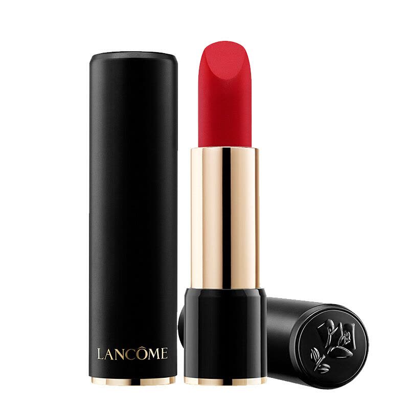送礼优选)LANCOME兰蔻口红女士菁纯丝绒雾面哑光唇膏3.4g #196 朱砂橘