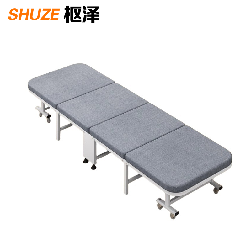 枢泽 折叠午休床 豪华款80cm 张高清大图