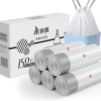 美丽雅 穿绳分类垃圾袋加厚5卷