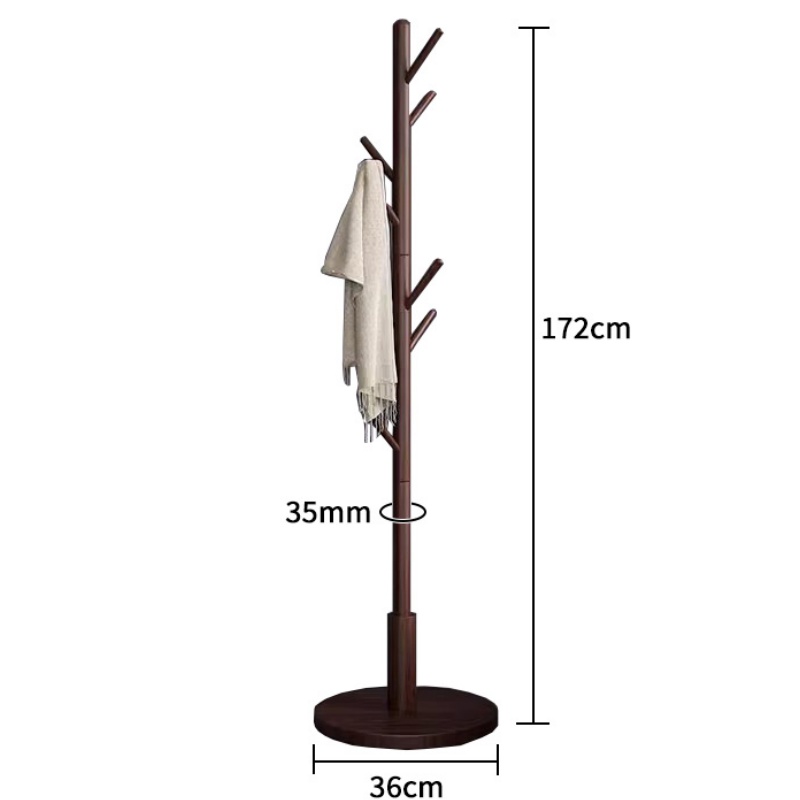 豫龙都 衣帽架 木质 个高清大图