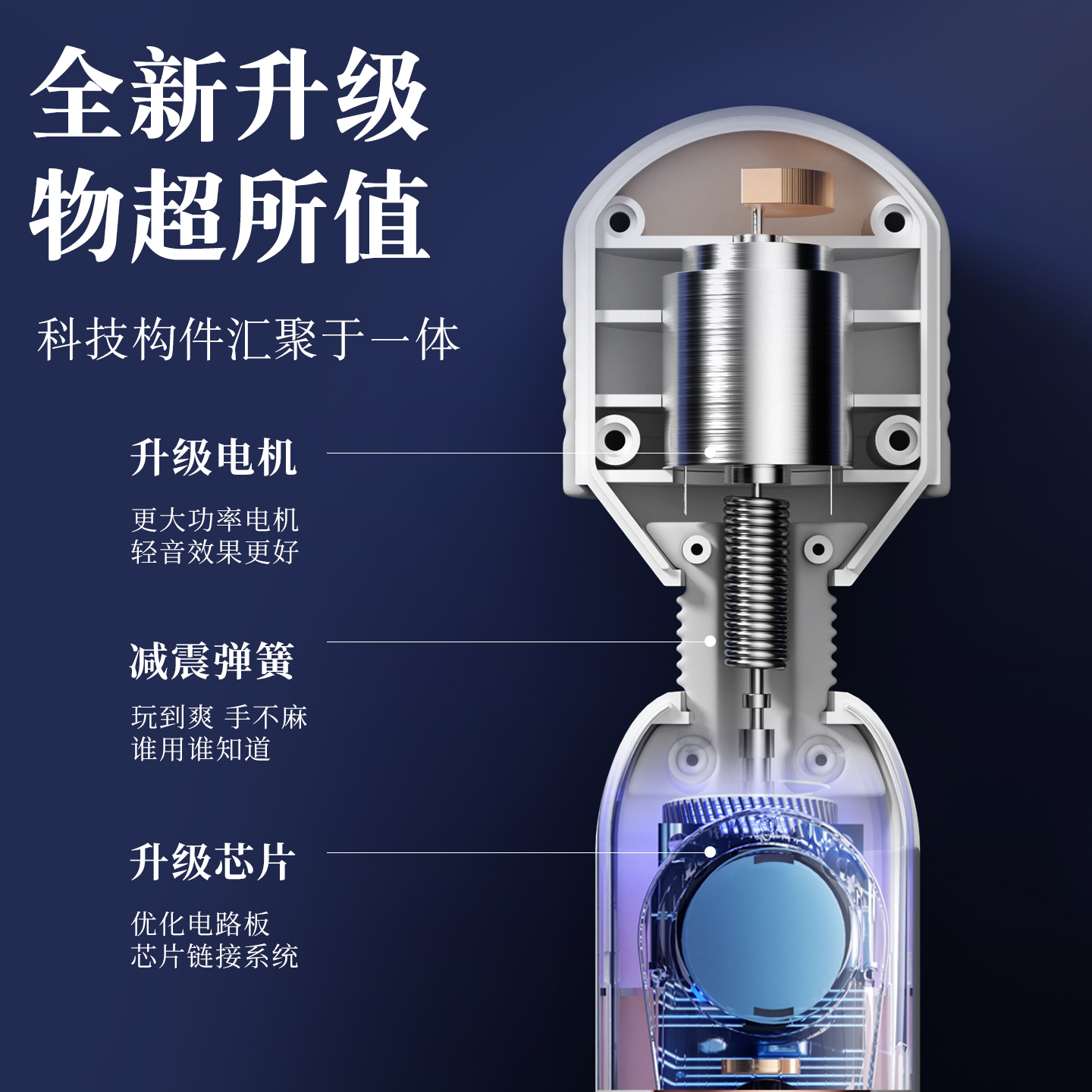 谜姬大头震动棒加温热阴蒂刺激女性高潮自慰器夫妻前戏调情趣玩具女人发泄解压自慰神器房事辅助工具浪潮AV棒成人用品高清大图