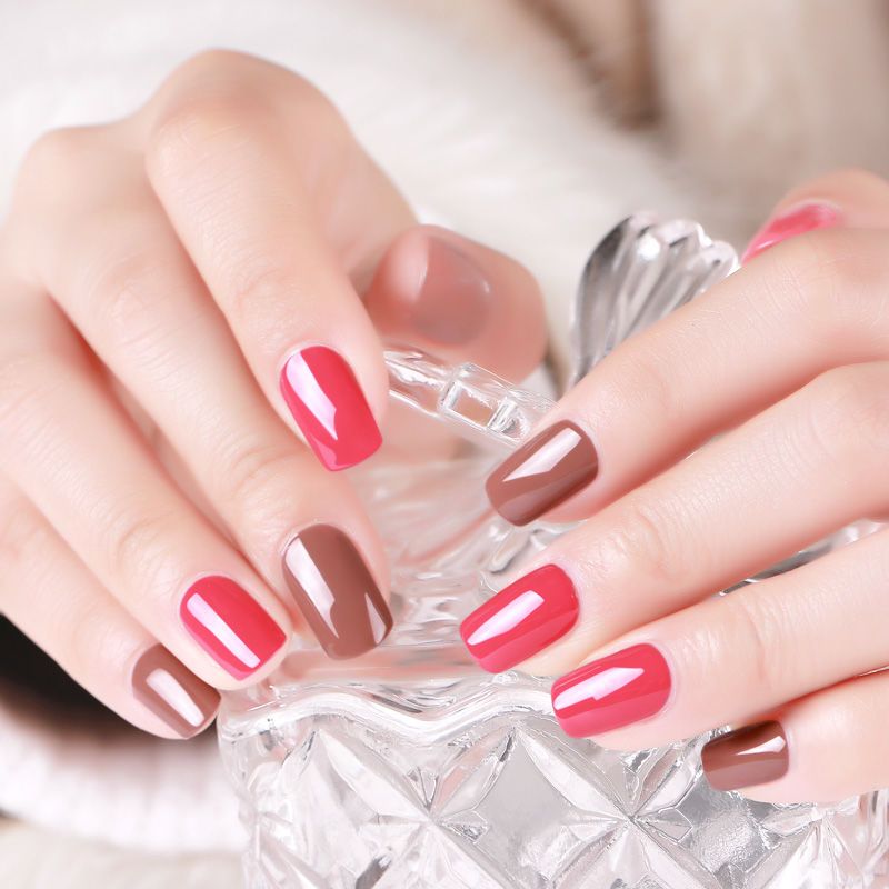 戈雅可卸底胶加固胶镀晶钢化磨砂免洗封层防翘剂橡皮底胶美甲套装磨砂