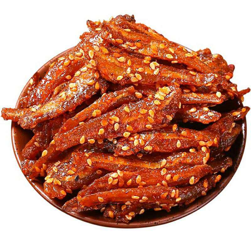 良时海 香辣小银鱼银针鱼休闲海味国产零食 香辣小银鱼250g/袋*1