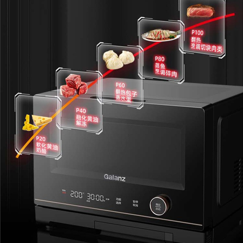 格兰仕(Galanz)微蒸烤一体机不锈钢内胆微波炉平板式家用变频一级能效微波炉烤箱D90Q20ESXLV-RT(W0)高清大图