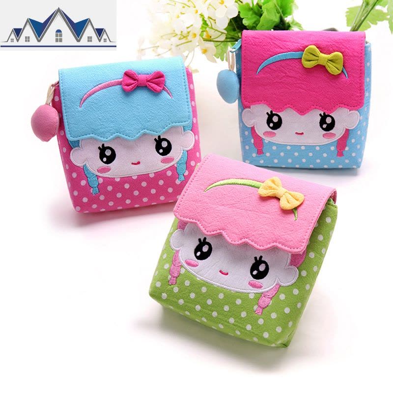 星球可爱棉布艺卫生棉包可爱卫生巾收纳包便携姨妈巾包零钱包 三维工匠图片