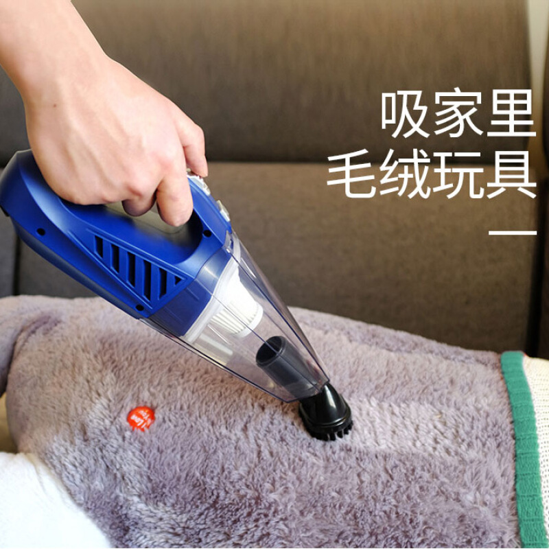车载吸尘器无线充电汽车吸尘器强力家用大功率车内专用吸尘器车用【YF-004C-绿色】无线充电大功率