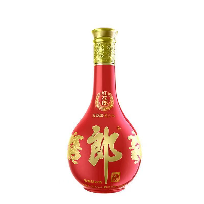 郎酒 红花郎红十五 53度500ml酱香型 四代五代随机发货高清大图
