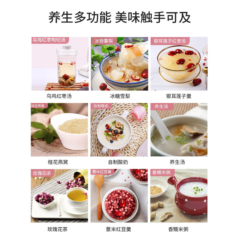 荣事达养生壶全自动加厚玻璃煮茶器多功能电烧水壶黑茶壶花茶壶
