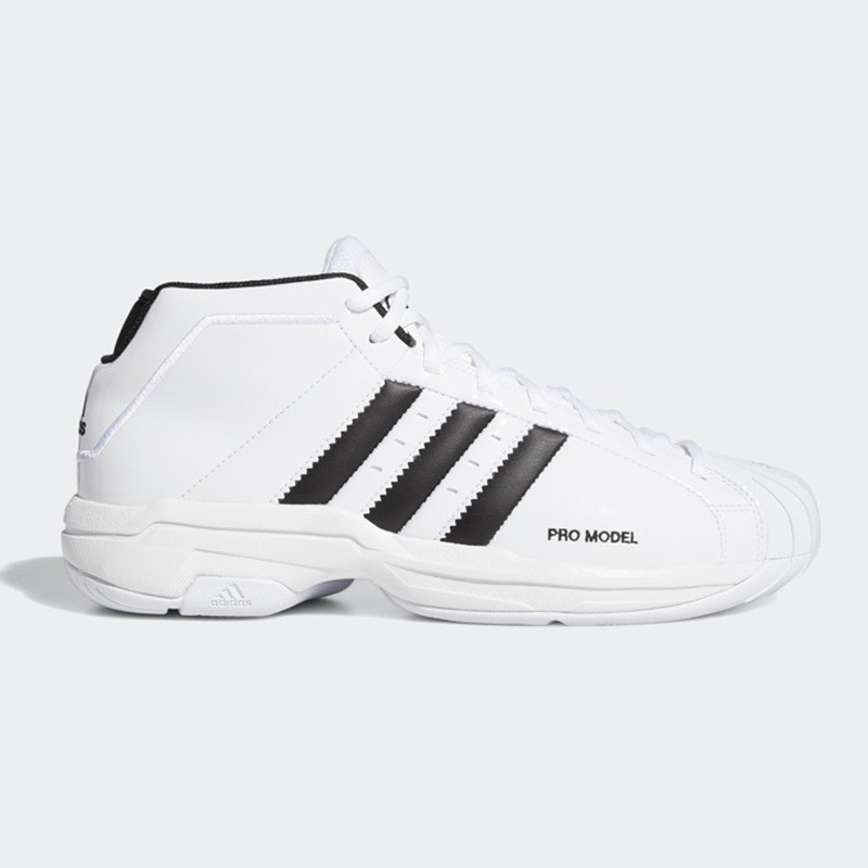 阿迪达斯adidas PRO MODEL 2G男子复刻中帮篮球鞋EF9824