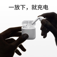 苹果(Apple)iPhone AirPods2代(有线充电盒)苹果耳机 蓝牙耳机无线耳机 入耳式 苹果2代无线蓝牙耳机