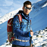 伯希和户外冲锋衣男女三合一防水透气旅行外套秋冬保暖登山服