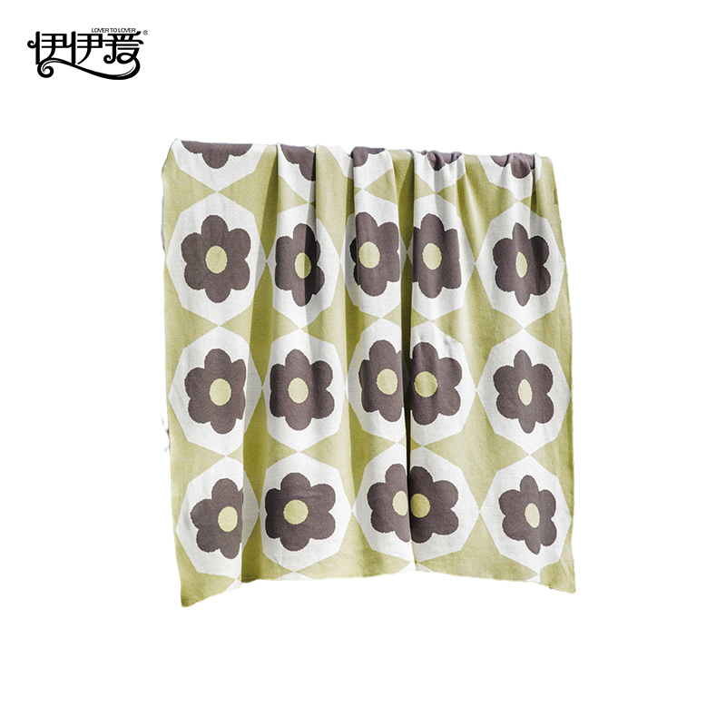 伊伊爱 时尚全棉花卉好多花系列保暖毯高清大图