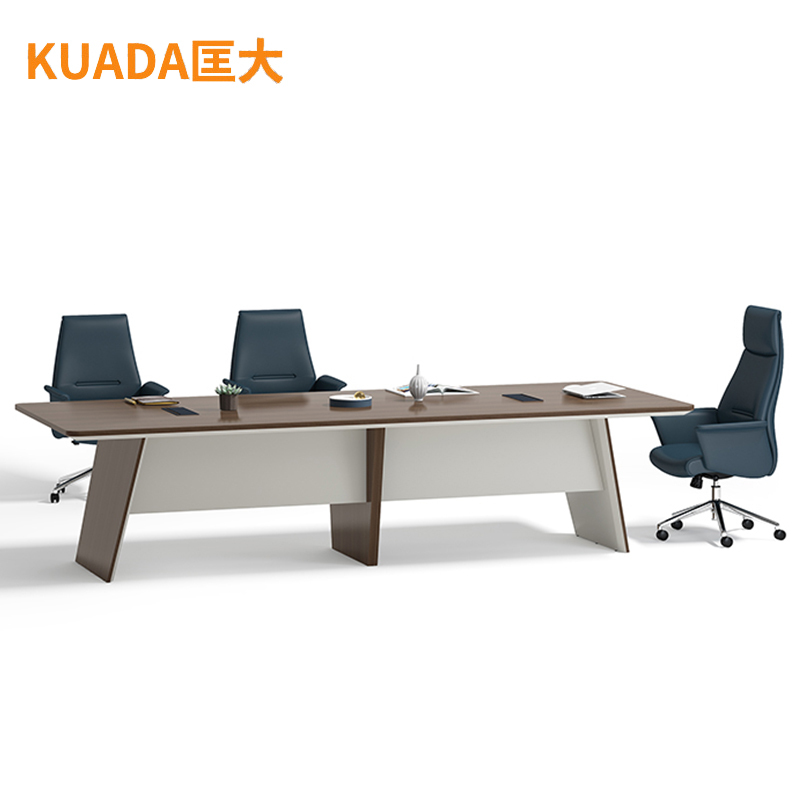 匡大会议桌3.2米板式会议桌培训桌 KDT278 3200W*1600D*760H
