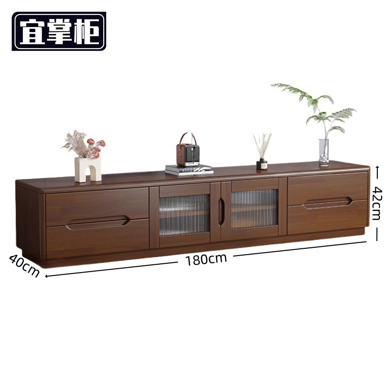 宜掌柜实木电视柜高清大图